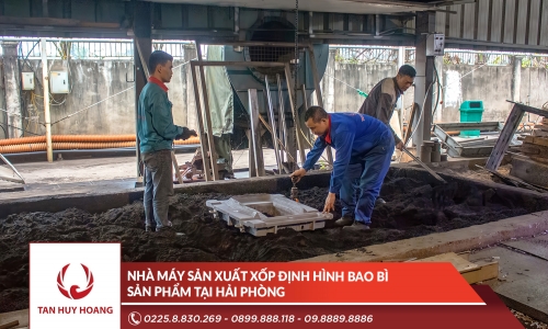 Nhà máy sản xuất xốp định hình bao bì sản phẩm tại Hải Phòng