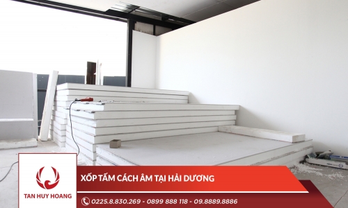 Xốp tấm cách âm tại Hải Dương